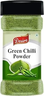 Desire Green Chilli Powder 100 Gram (Hari Mirchi Powder)