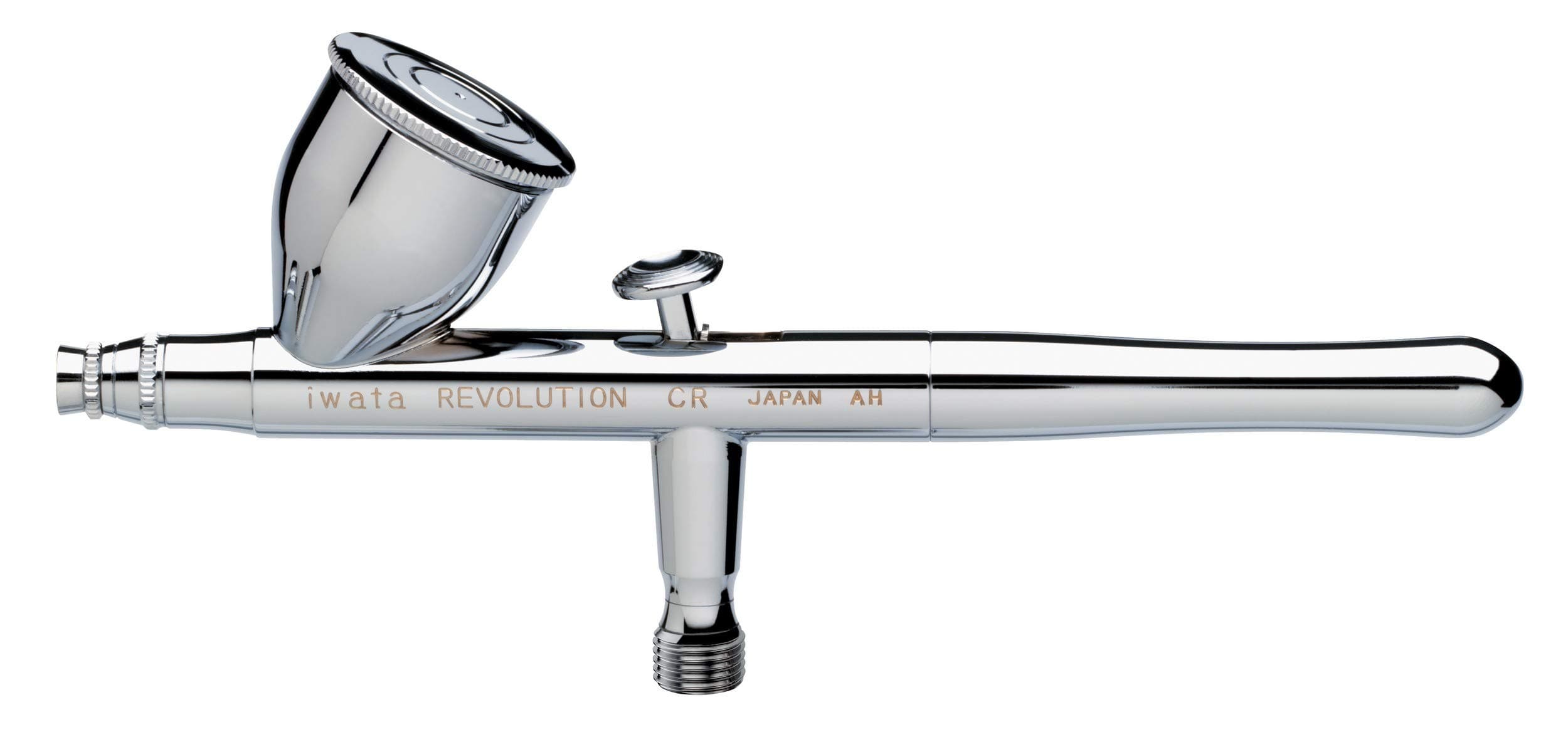 Revolution HP-CR Gravity Feed Dual Action Airbrush – Easy Control, Smooth Spray at Low air pressures, 7 ml Cup - General Spraying and Beginners Base and top Coat, Models, Makeup, Art Projects