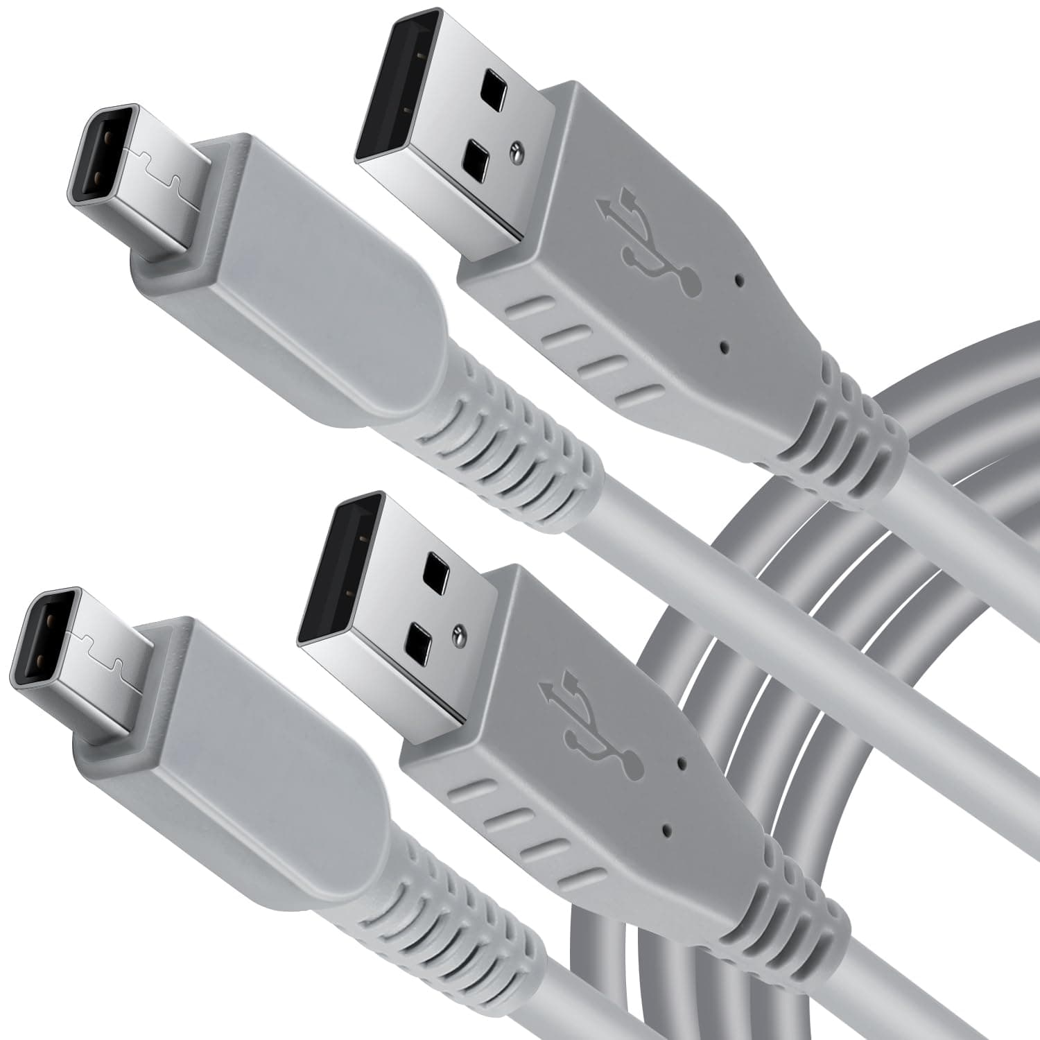 SENBOMA 3DS Charging Cable - 4.9ft OEM Original Replacement Charger Cord for 3DS XL 3DS 3DS XL 2DS XL 2DS 2DS 2DS DSi DSi XL (Bulk Packaging) (2)