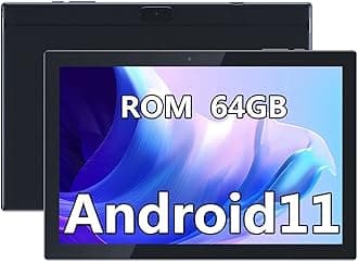 Android 14 Tablet, 10 Inch 8GB RAM 64GB ROM Storage 1TB Expand, Quad-core 1.8Ghz Processor Tablet, 8MP Camera, 6000mAh Battery, 1280 * 800 IPS HD Touch Screen, WiFi Tab PC