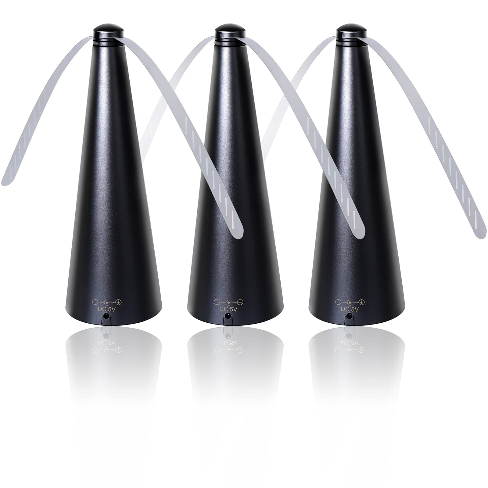 Haishell3 Pcs Fly Repellent Fan for Tables,Portable Table Fly Fan Keep Flies and Bugs Away from Your Food