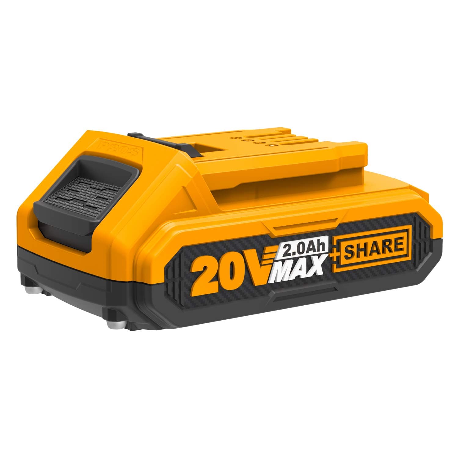 INGCO 20V 2.0Ah Lithium-Ion Battery Pack, Compatible with All INGCO 20V Power Tools, Charger not included FBLI2001