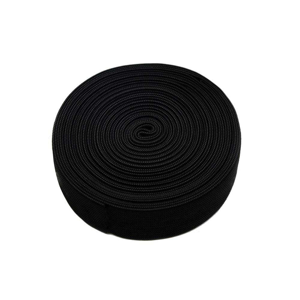 Black Elastic Band for Sewing Elastic Bands Spool High Elasticity Knitting Elastic Band Elastic Sewing Band for Sewing Wigs, Waistband, Craft DIY Projects (1 inch X 5.5 Yard)