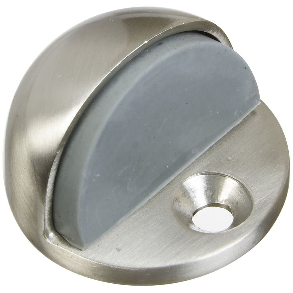 National Hardware N325-324 Floor Door Stop, Satin Nickel