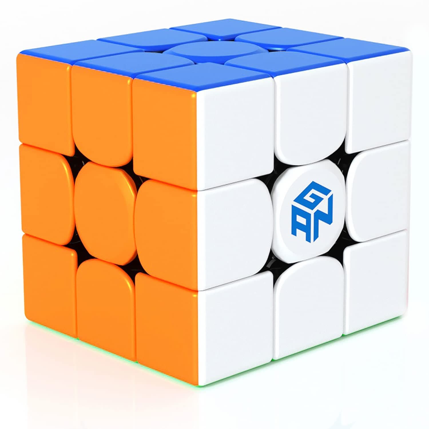 GAN 356R S,3x3 Speed Cube 356RS Magic Cube Professional Puzzle Cube Ultra Durable and Flexible for Kid&Adults,Non-Magnetic(Stickerless）