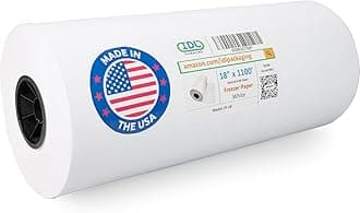 - IDL Packaging Freezer Paper 18" x 13200" (1100 feet) - USA-made Large White Freezer Paper Roll for Freezing Food - Plastic Coated Freezer Material for Maximum Safe Protection by IDL Packaging