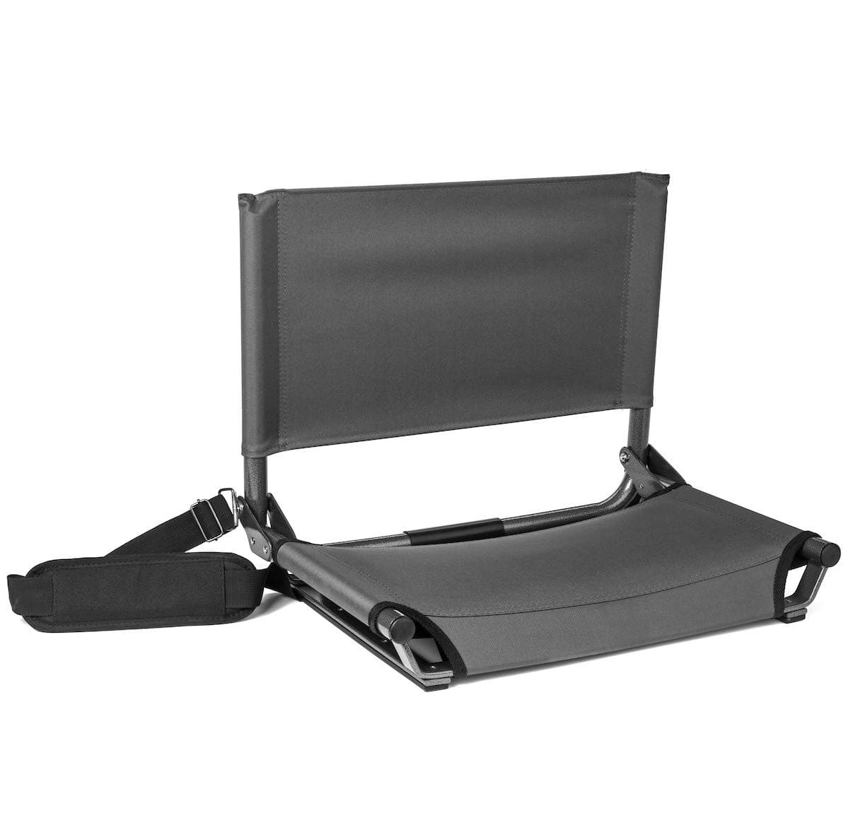 Lightweight Stadium Seat for Bleachers, Outdoor Events, and Sport Games - Includes Stabilizing Bleacher Hook