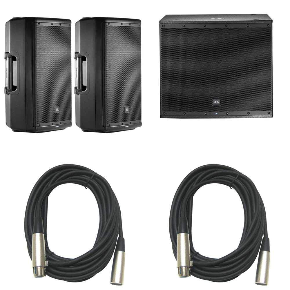 JBL EON612 Pair & EON618S Powered Speaker Bundle