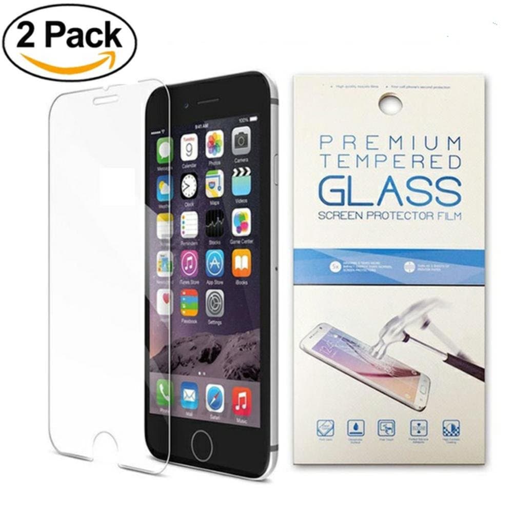 iPhone 7 PLUS Premium Tempered Glass Screen Protector Film [2-PACK] 9H Hardness, Anti-fingerprint, Anti-Scratch, Ultra-clear [5.5 inch]
