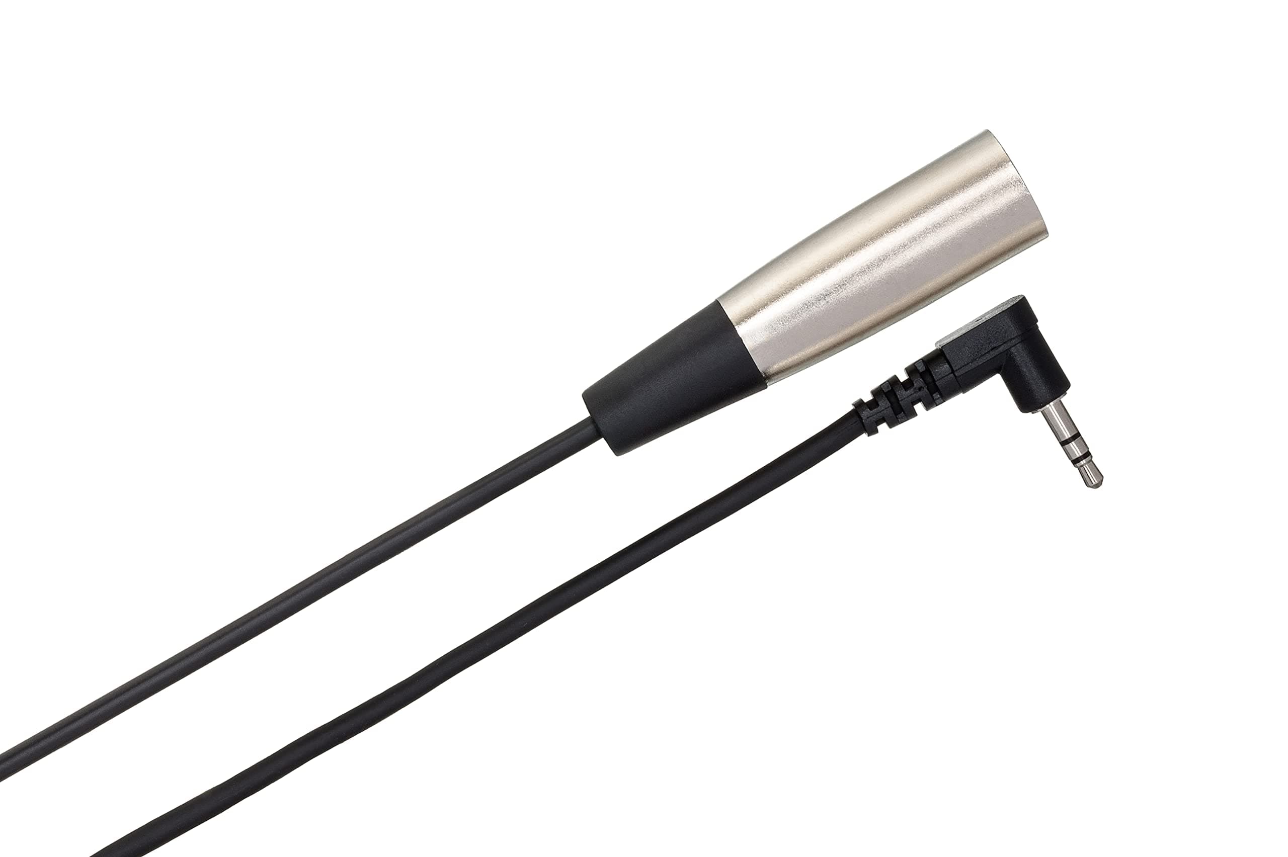 HosaTech XVM-105M 5ft Right Angle 3.5mm TRS to XLR3M Microphone Cable