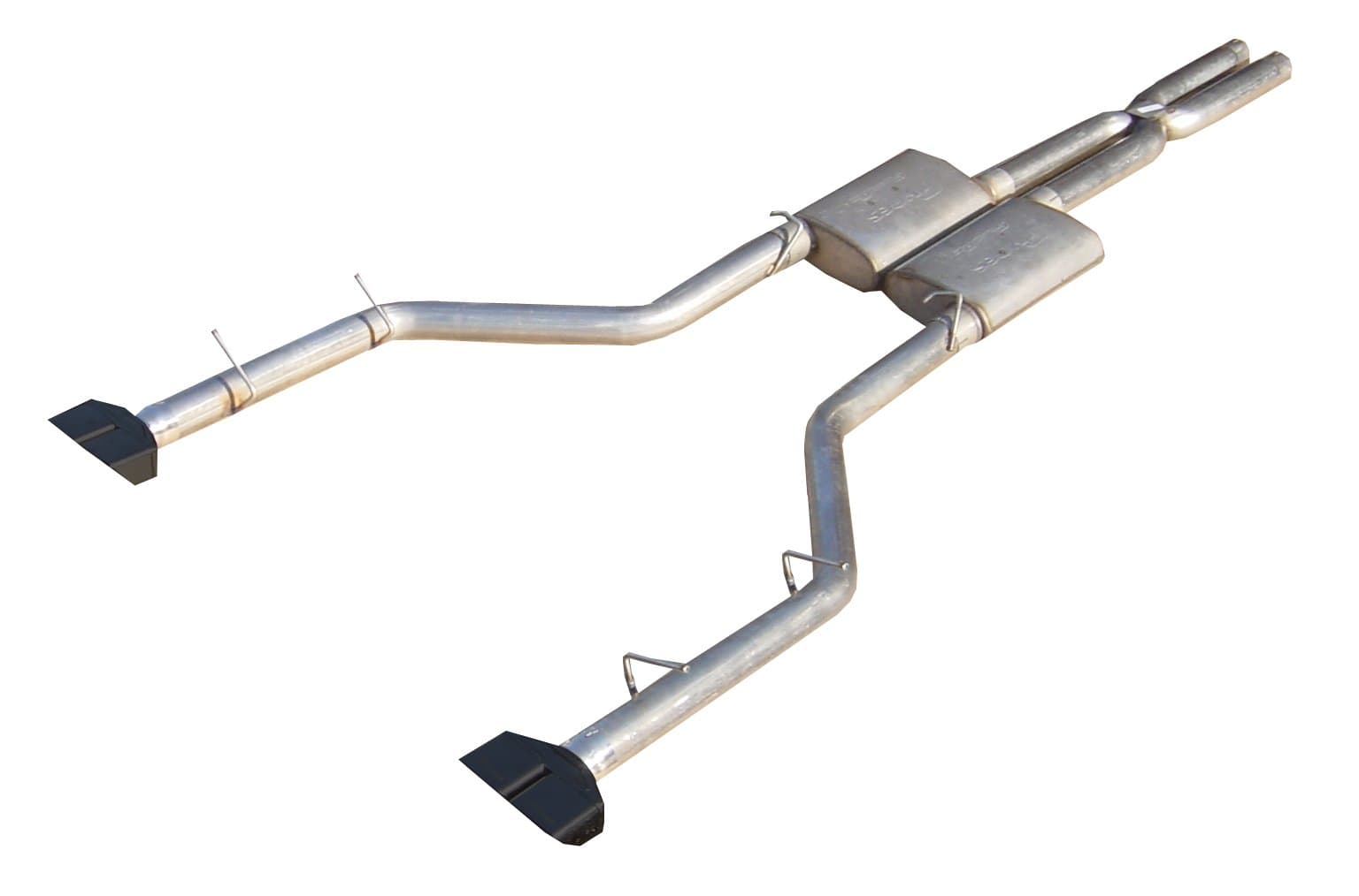 2008-2014 Challenger SRT-8 3.0" Cat Back Exhaust - RacePro Mufflers & Black Tips
