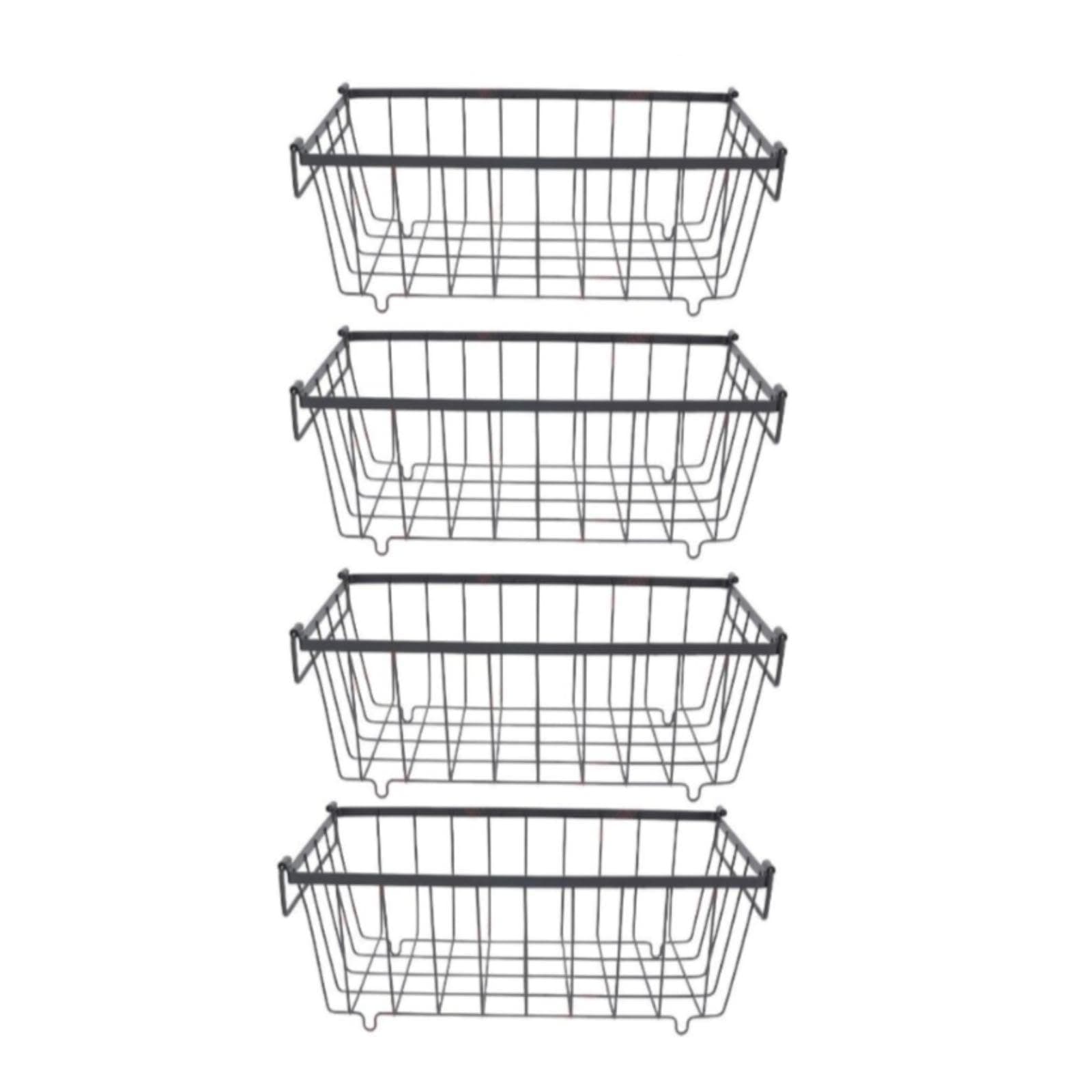 ATORSE 4Pcs Freezer Organizer Bins Food Organization Deep for Office Fridge Closets|Home & Garden|Kitchen, Dining & Bar|Kitchen Storage & Organization|Food Storage Containers