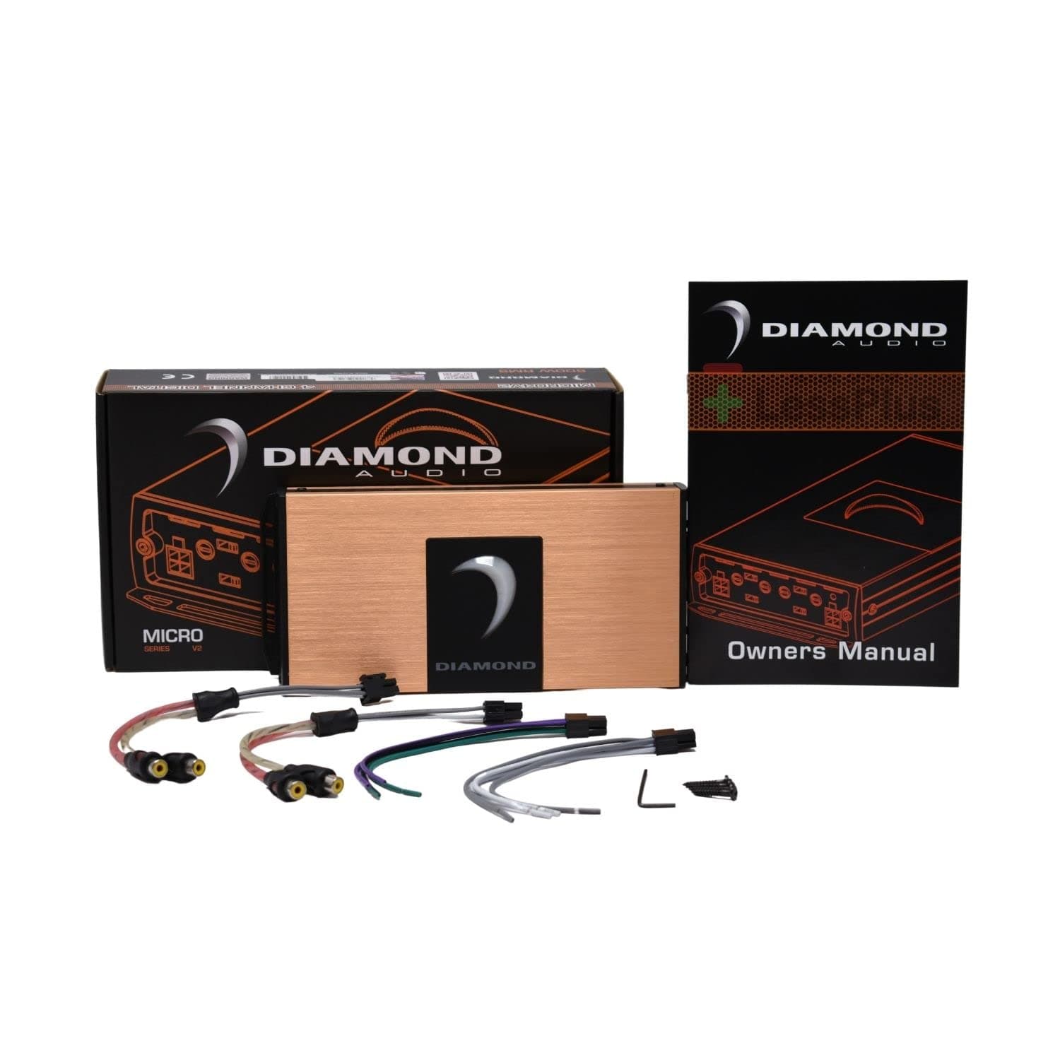 Diamond Audio Technology High-Power Monoblock Full Range Class D Digital Amplifier Micro Series Amplifier (MICRO4V2)