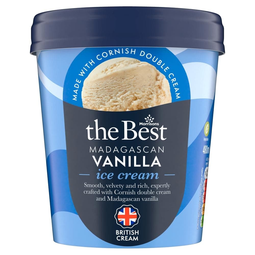 Morrisons The Best Vanilla Ice Cream 480ml