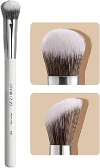 Concealer Brush, Angled Brightening Concealer Makeup Brush Under Eye Blending Brush Kitten Paw (189 concealer)