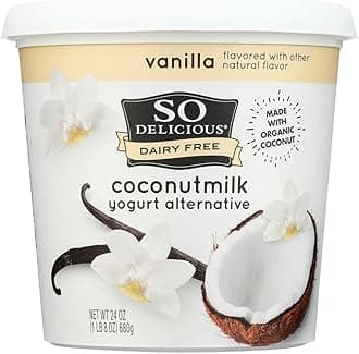 So Delicious Dairy Free Coconut Milk Yogurt, Vanilla, 24 Ounce (Pack of 6)