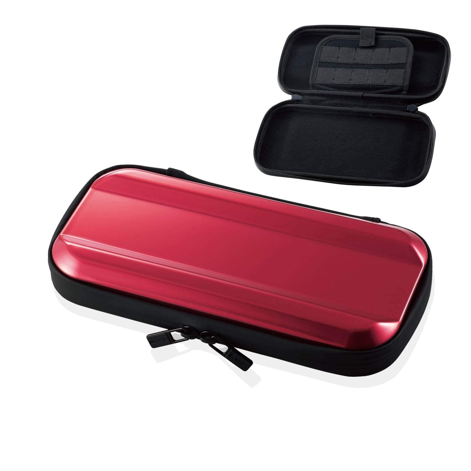ELECOM "ZEROSHOCK Hard Pouch Case Compatible with Nintendo Switch Lite, High Protection and Portability/Red/GM-NSLZSHCRD