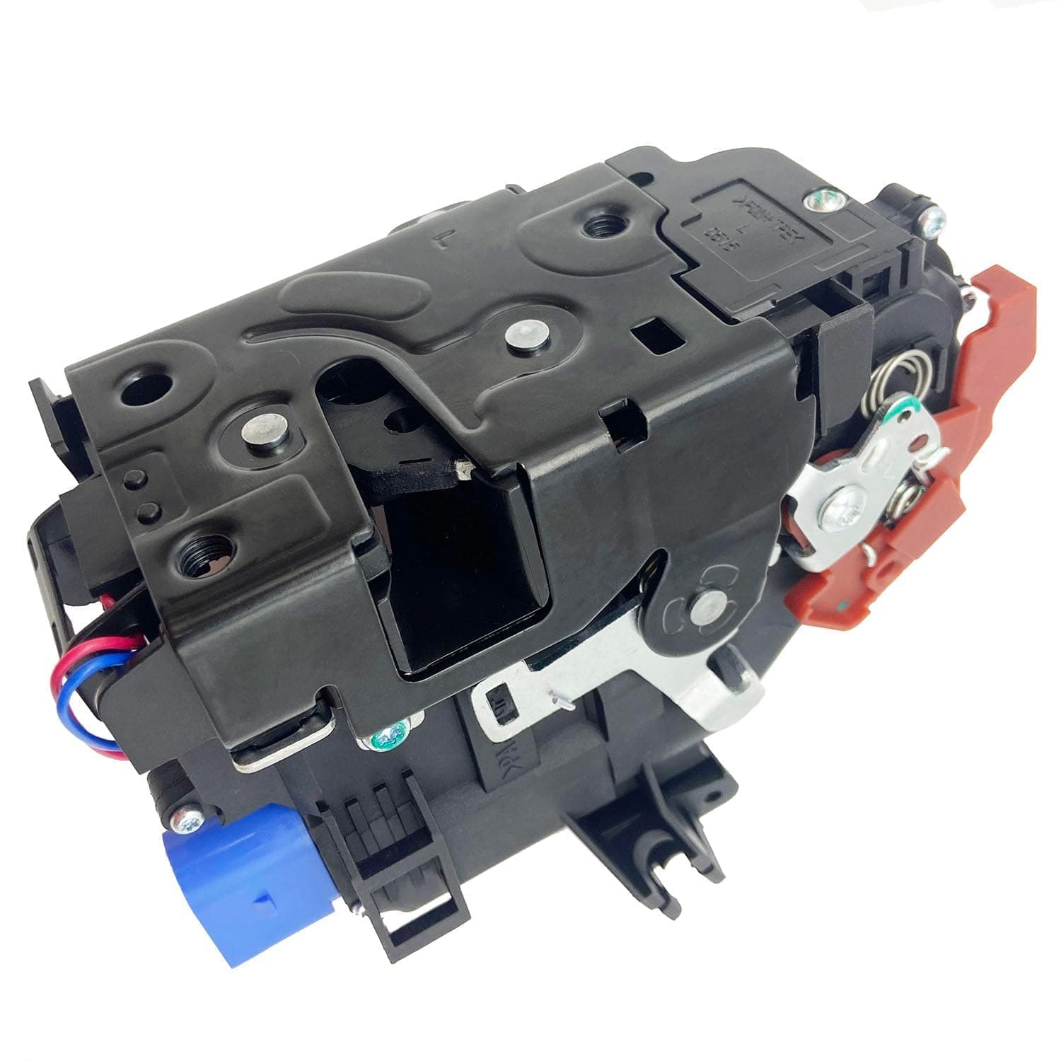 Power Door Lock Latch Actuator Motor Front Left Driver - Compatible with 2002-2010 Cayenne Phaeton Touareg - 9 Pin Replaces# 3D1837015AB