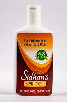 Massage Oil For Varicose Vein, 100% Ayurvedic (100 Ml (Pack of 1))