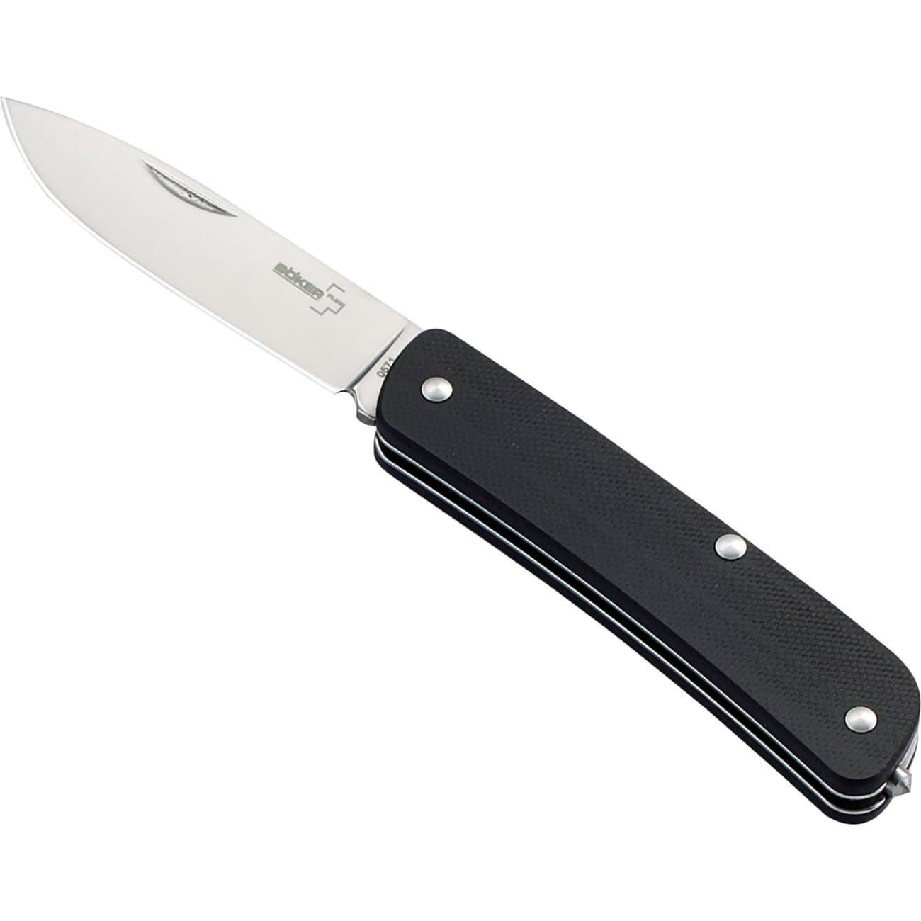 Boker Plus 01BO801 Tech-Tool City 1 Knife with 2-3/4" 12C27 Steel Hollo Ground Blade