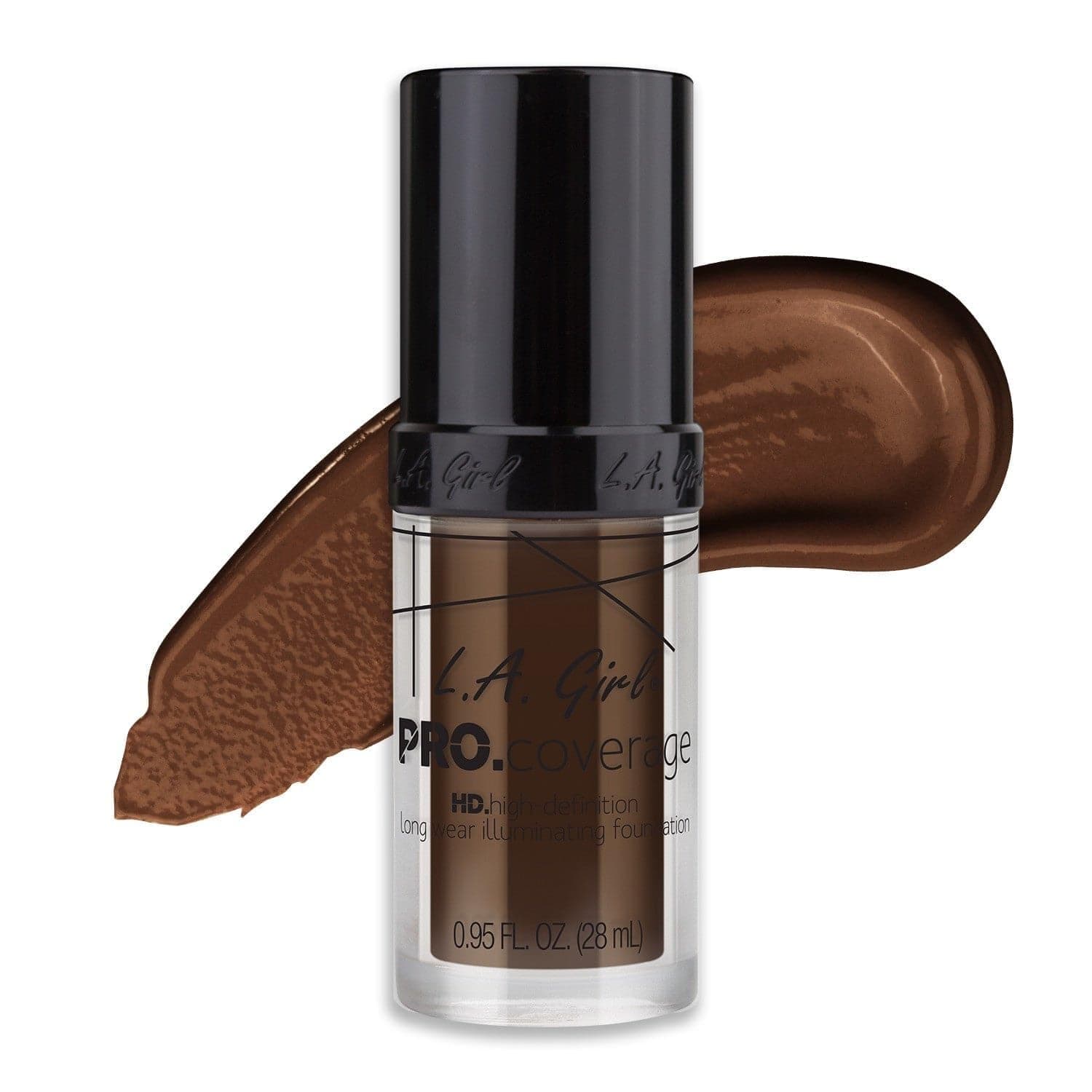 L.A. Girl PRO.coverage Liquid Foundation, Dark Chocolate