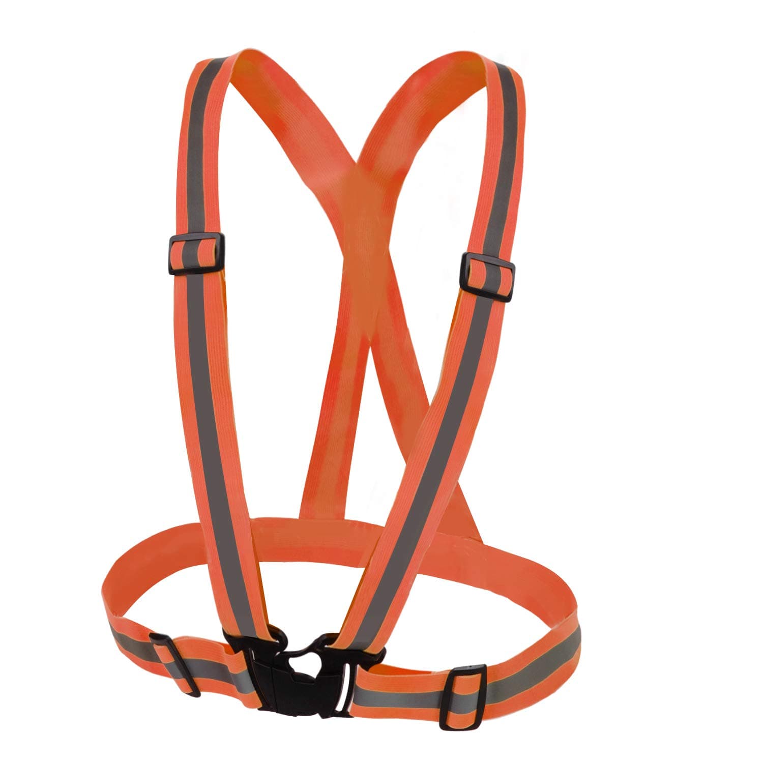 Brave boy Reflective Gear， Adjustable reflective vest, high visibility, suitable for night running Safety, hiking，cycling, children, adults and elderly crossing the road at night