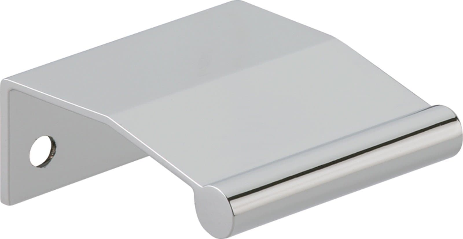 Finger Pull Handle for Kitchen/Bedroom/Cabinet/Door/Cupboard/Drawer Handle 32 mm Hole centres (Aluminium Coloured)