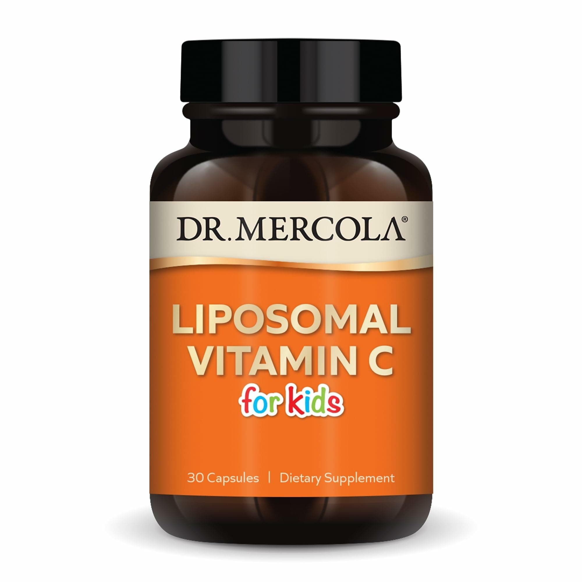 Liposomal Vitamin C for Kids - 125 mg Vitamin C - Supports Immune & Brain Function - Liposomal Delivery - Non-GMO, Gluten-Free & Soy-Free - 30 Capsules (30 Servings)