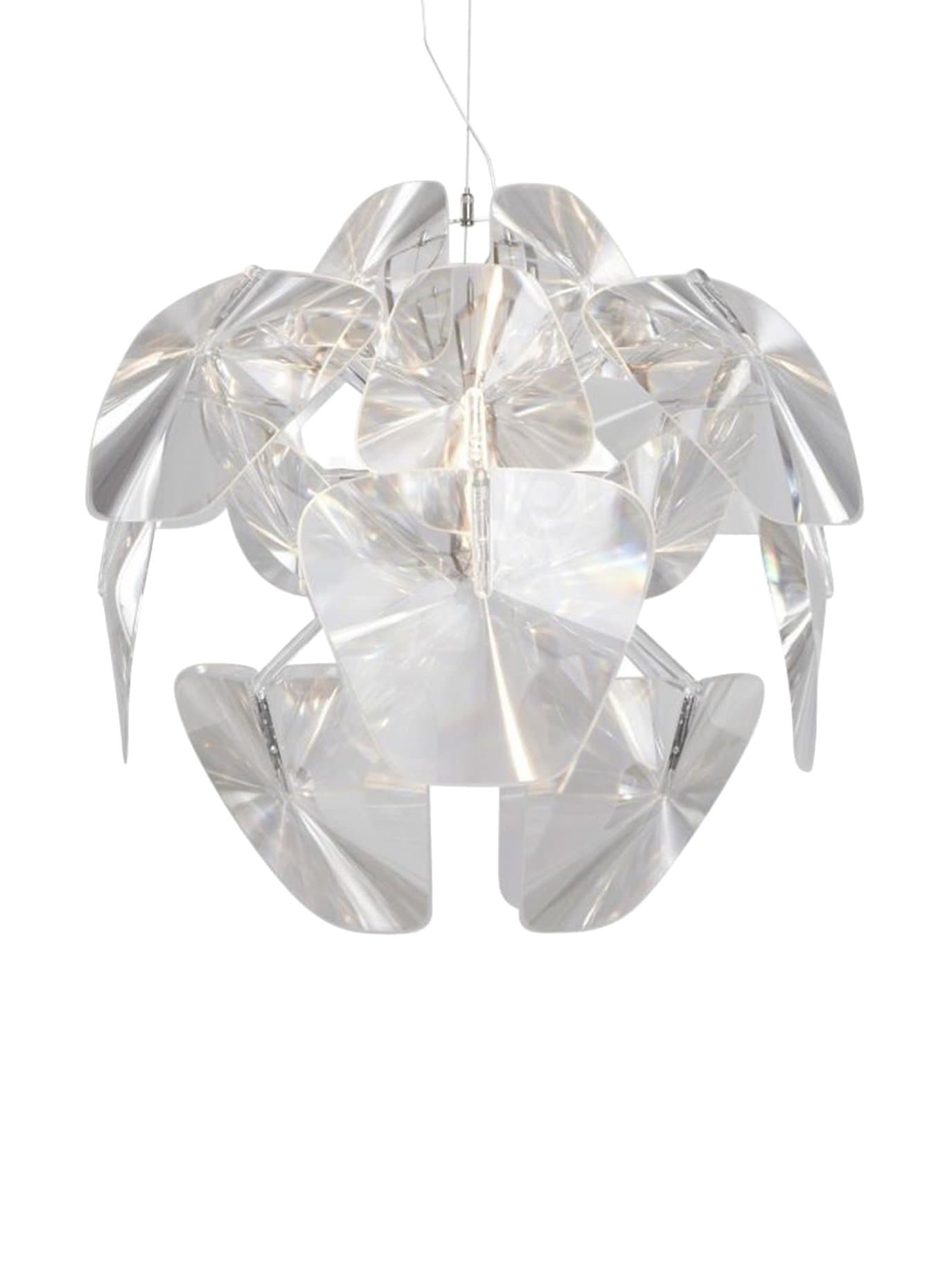 luceplan Hope D66/12 Suspension Lamp Transparent