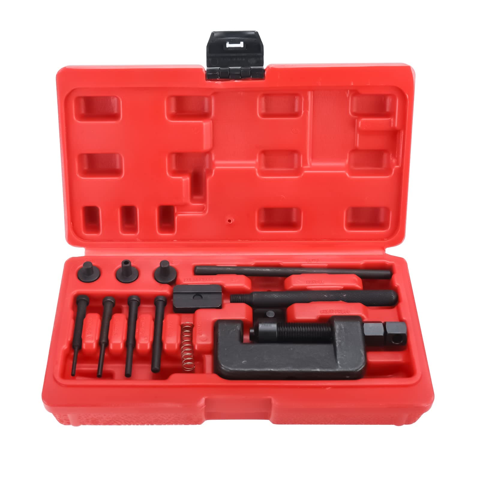 FreeTec 13-Piece Motorcycle Chain Separating Tool Rivet Tool for Motorcycle Chains and Timing Chains