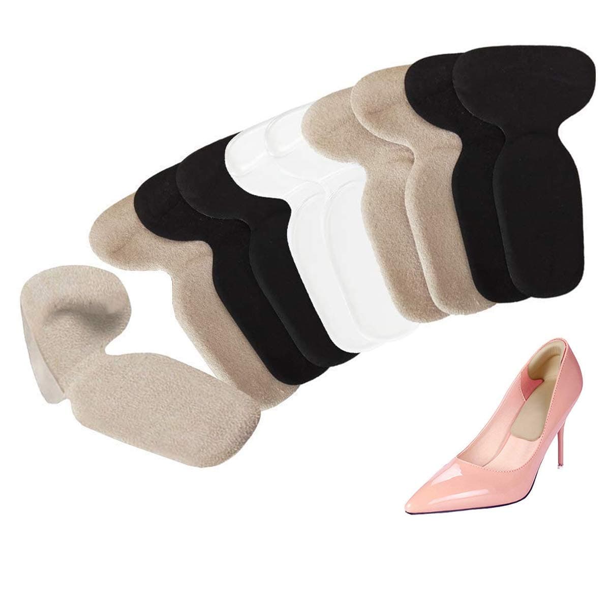 Heel Cushion Inserts, Heel Grips Liners High Heel Snugs Inserts Shoe Pads for Loose Shoes Too Big Suitable for All Type of Shoes Comfortable Protectors for Women Men