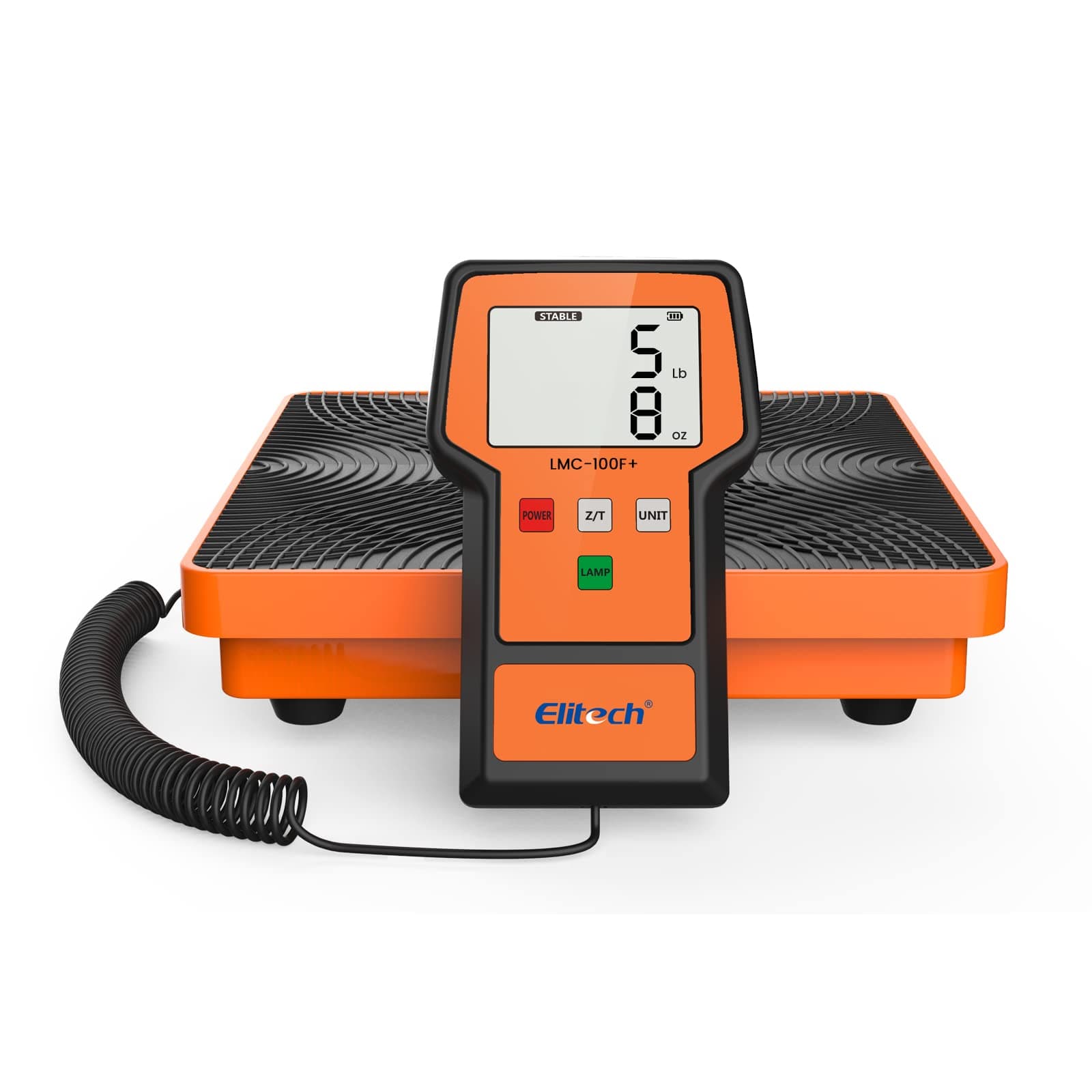 Refrigerant Scale 110 Lbs – High Precision HVAC Freon Scale with LB+OZ Dual-Unit Display, Electronic Charging Weight Scale with Carry Case, LMC-100F+