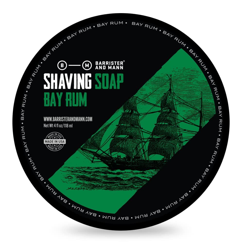 Barrister and Mann Bay Rum Shaving Soap