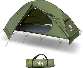 Night Cat 1-Person Camping Tent: Lightweight Waterproof Hiking Tent for Adult