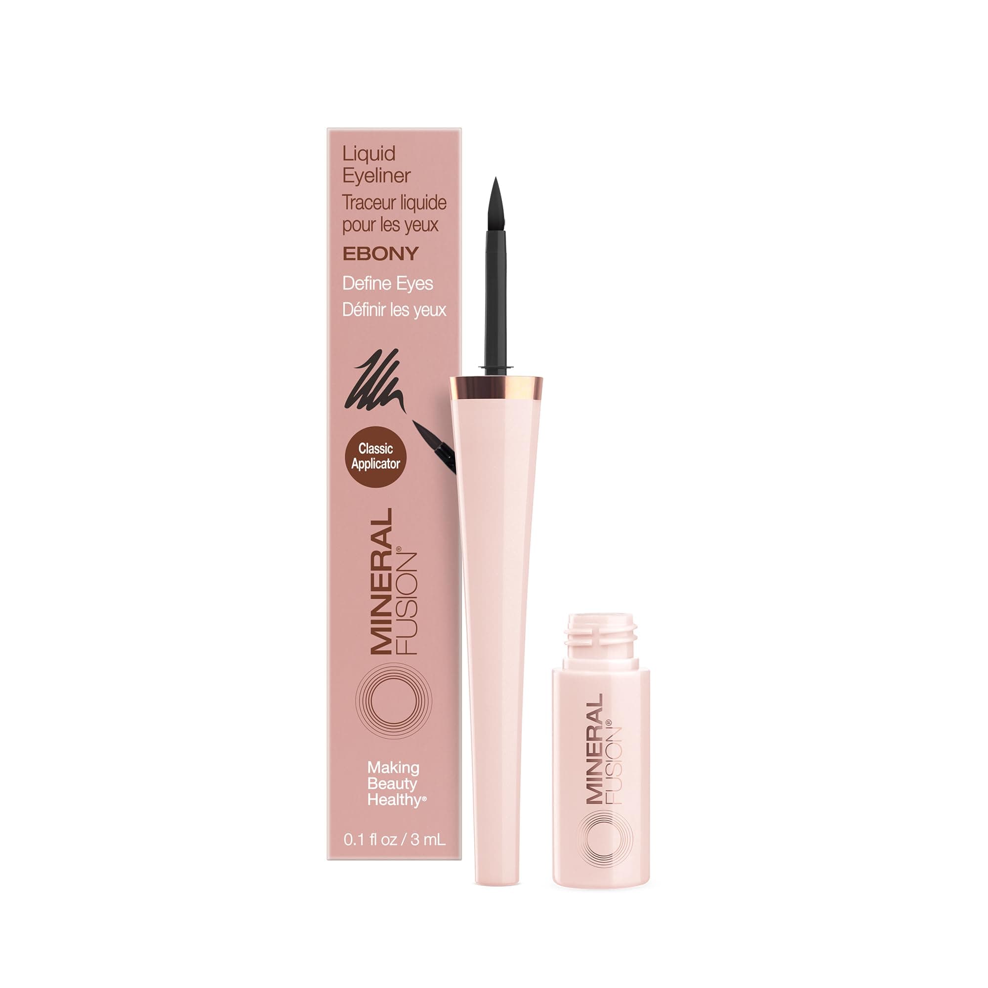 Liquid Eyeliner, Ebony, 0.1 Ounce (Packaging May Vary)