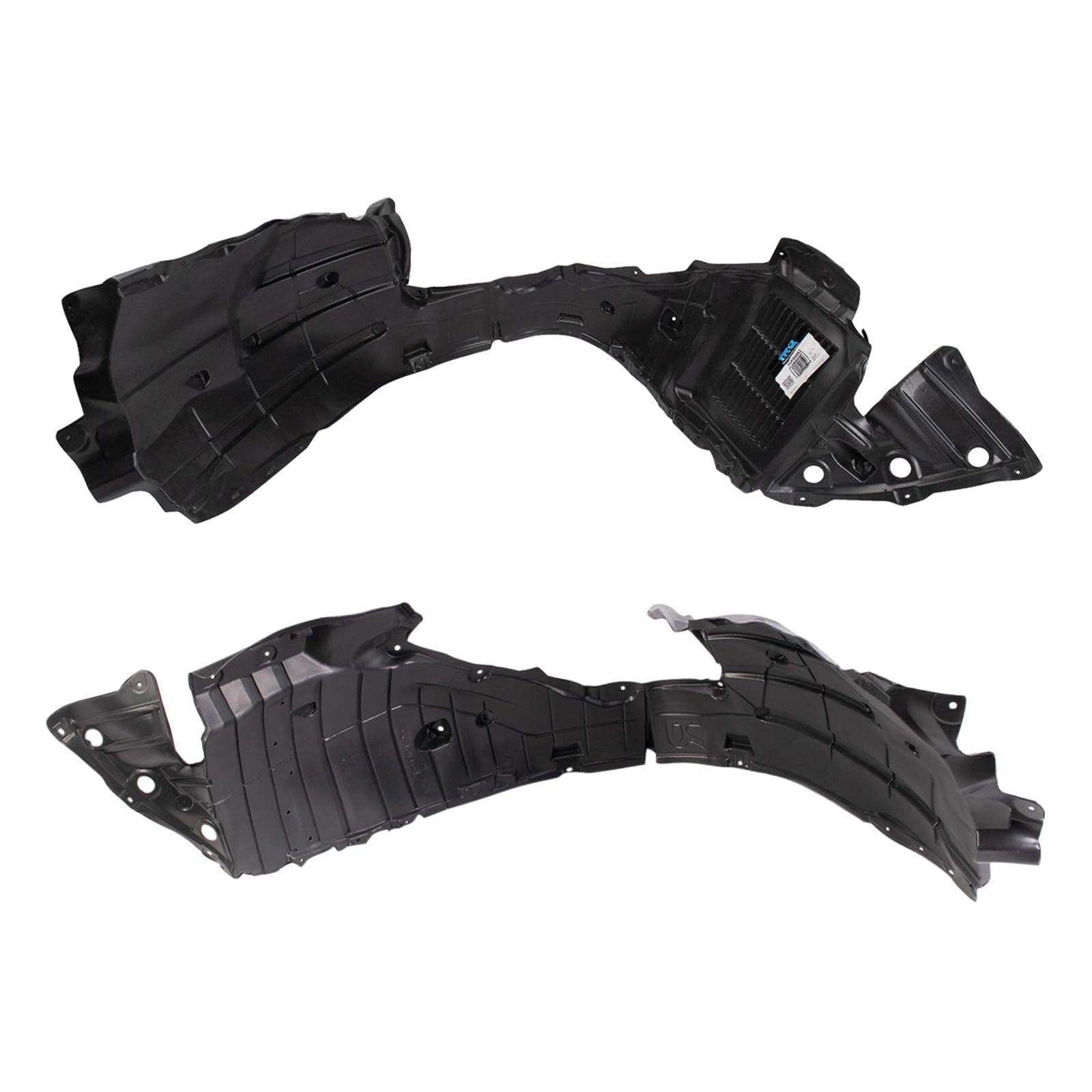 TRQ Front Inner Fender Liner Set Compatible with 2015-2020 INFINITI QX60 Nissan Pathfinder NI1248152 NI1248161 NI1249152 NI1249161