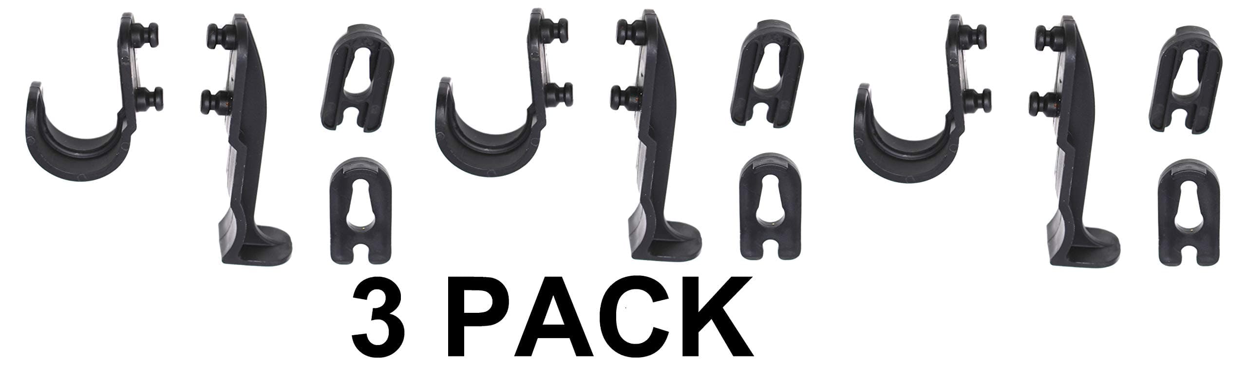 3 Pack Mailbox Plastic Latch Set Repair Kit for Solar Group Mail Box Standard Metal Mailbox Repair