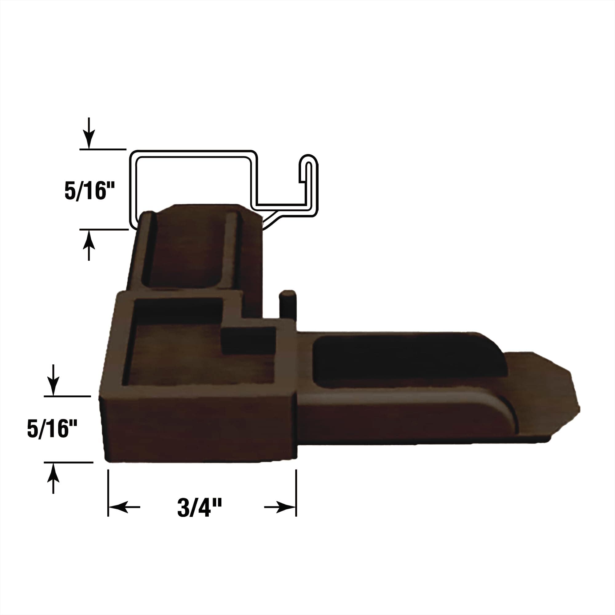 Prime-Line PL 7791 Screen Frame, Matte Black