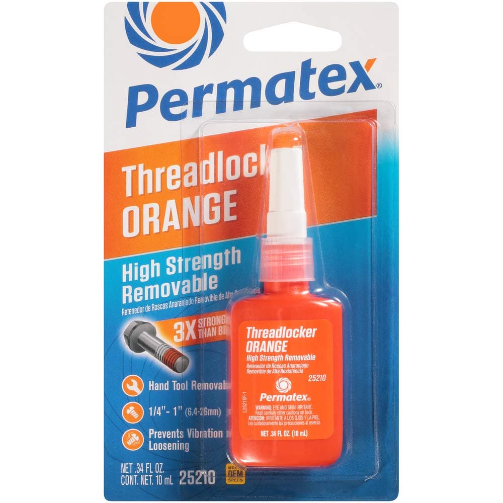25210 High Strength Removable Orange ThreadLocker