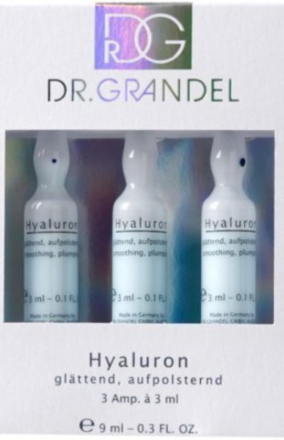 Hyaluron 3 Ml – 24 Pack Ampoules Pro Size - Intensive Care Concentrate with 'Wrinkle Fillers' Effect