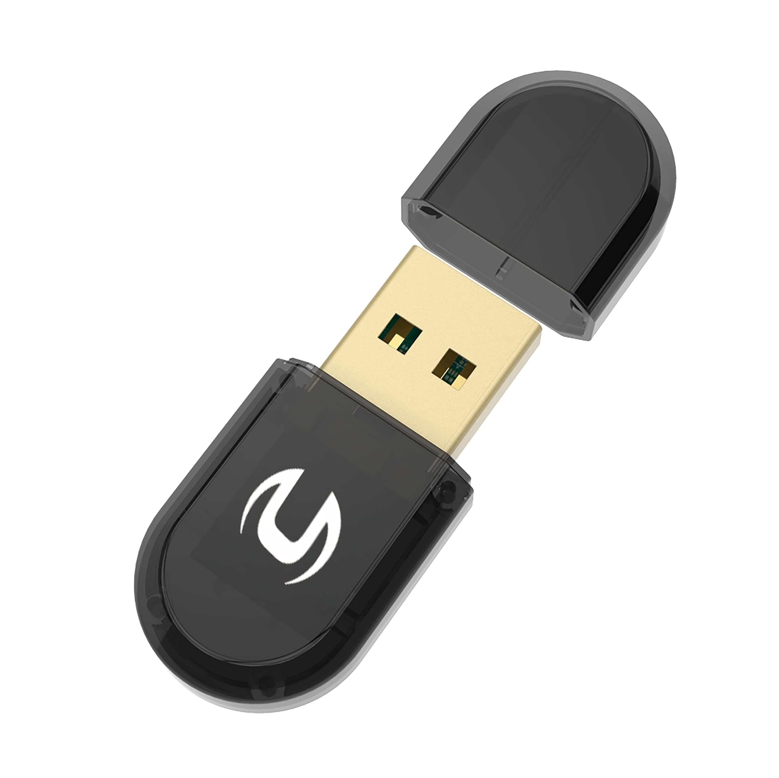 Cubetek USB Bluetooth Transmitter V5.0, for PC/Laptop/PSP with 2 Way Talking Function for Online Voice Calls & Music for Bluetooth Earphones/Speakers (Only for Audio)