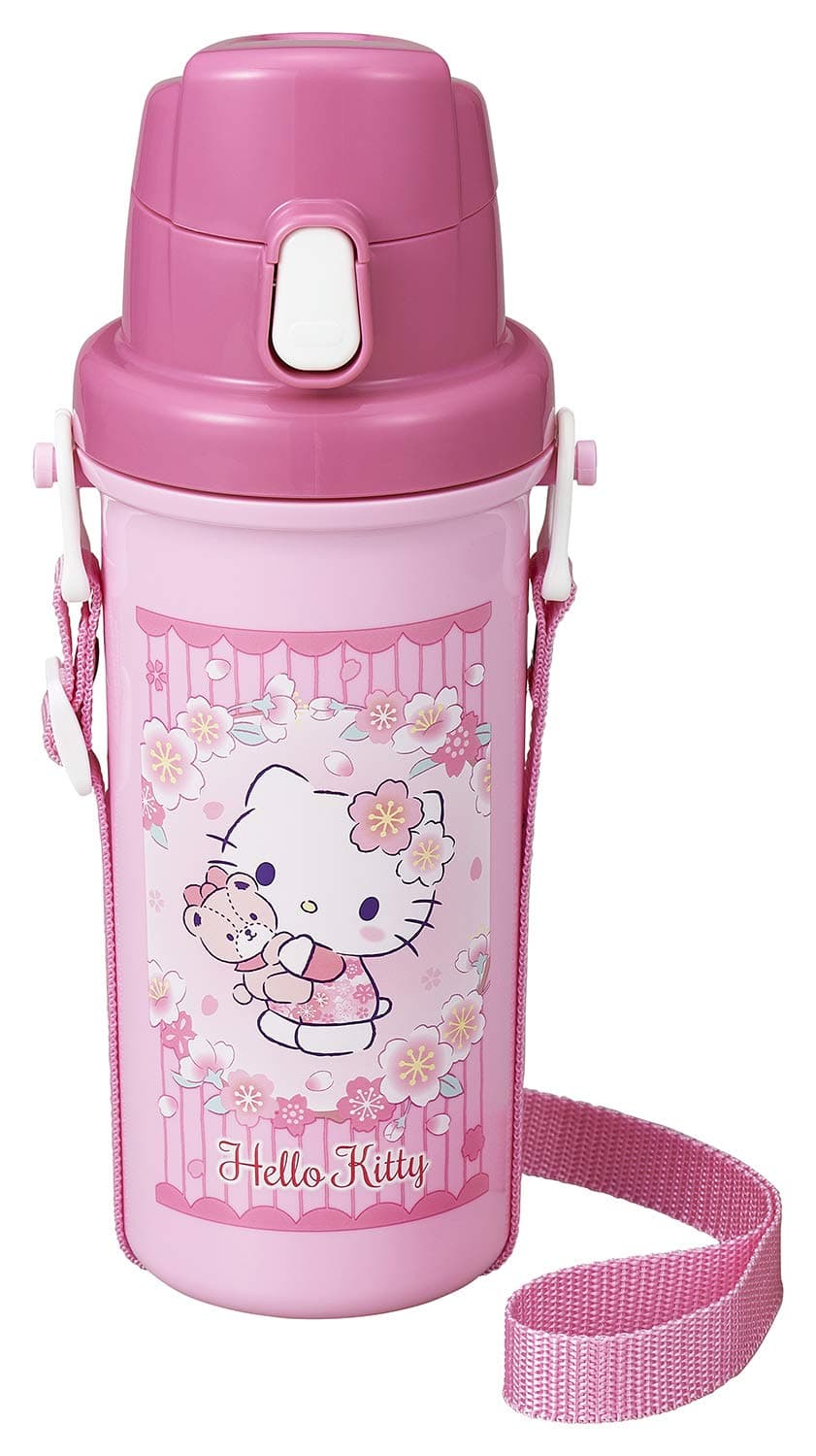 OSK SC-600B Hello Kitty Sakura Direct Drinking Water Bottle