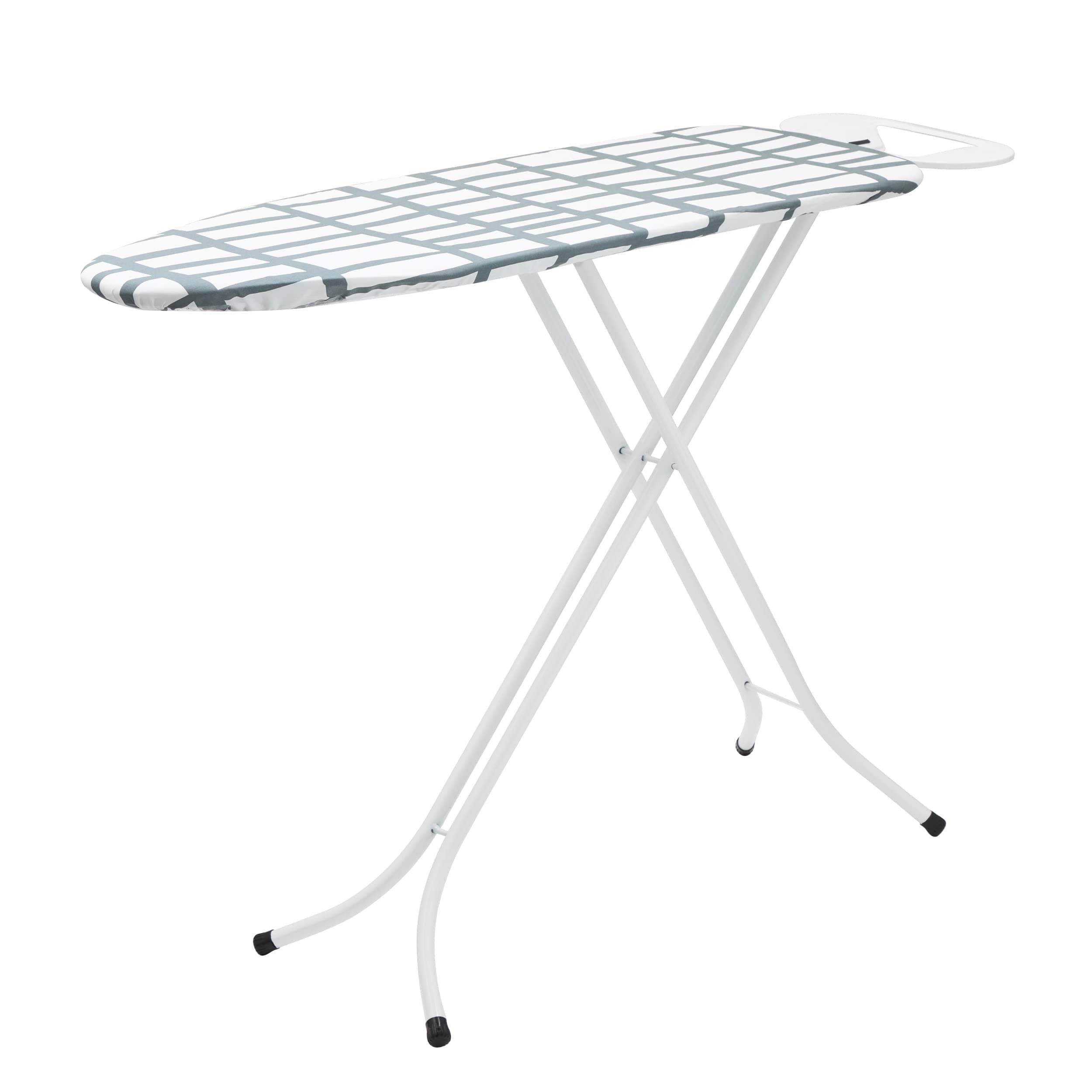 Pifco® Medium Ironing Board - Foldable, Height Adjustable, And Ultra Lightweight Iron Board - Sturdy 4 Leg With Strong Frame And 100% Cotton Cover Ironing Boards - Perfect For Small Spaces