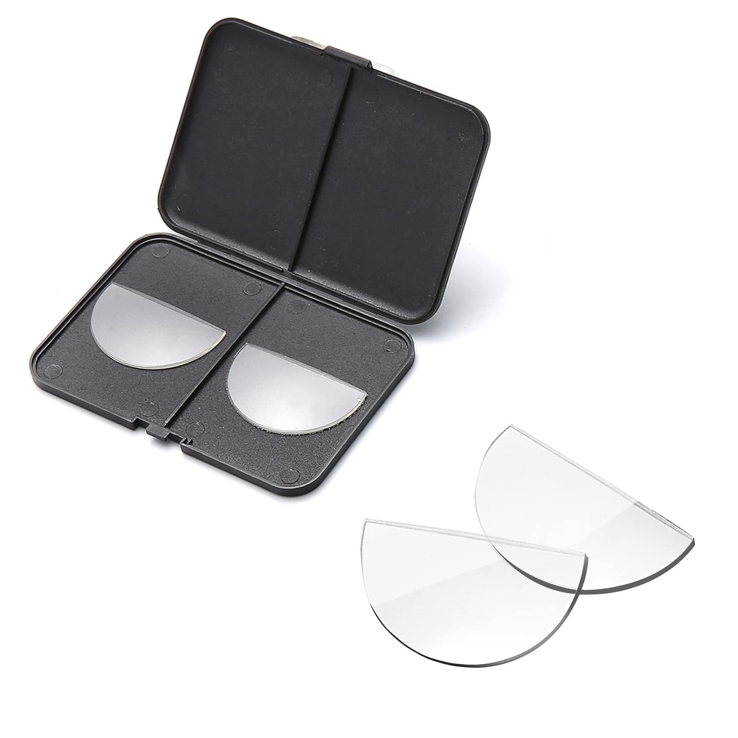 SKYWAY Stick-on Bifocal Reading Lenses, Clear Magnifying Reader Lenses for Sunglasses/Glasses, Reusable, No Water Needed