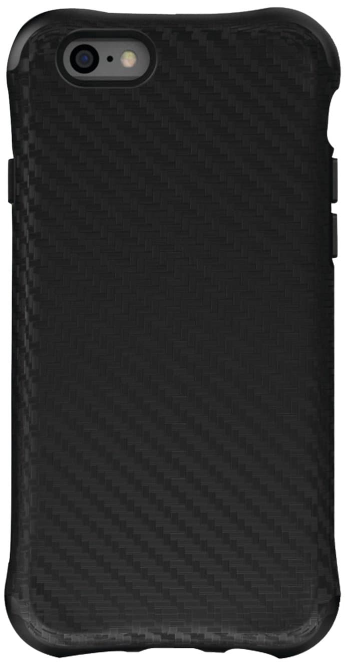BALLISTIC Urbanite Series Case for Apple iPhone 6 / iPhone 6s - Retail Packaging - Black Carbon Fiber