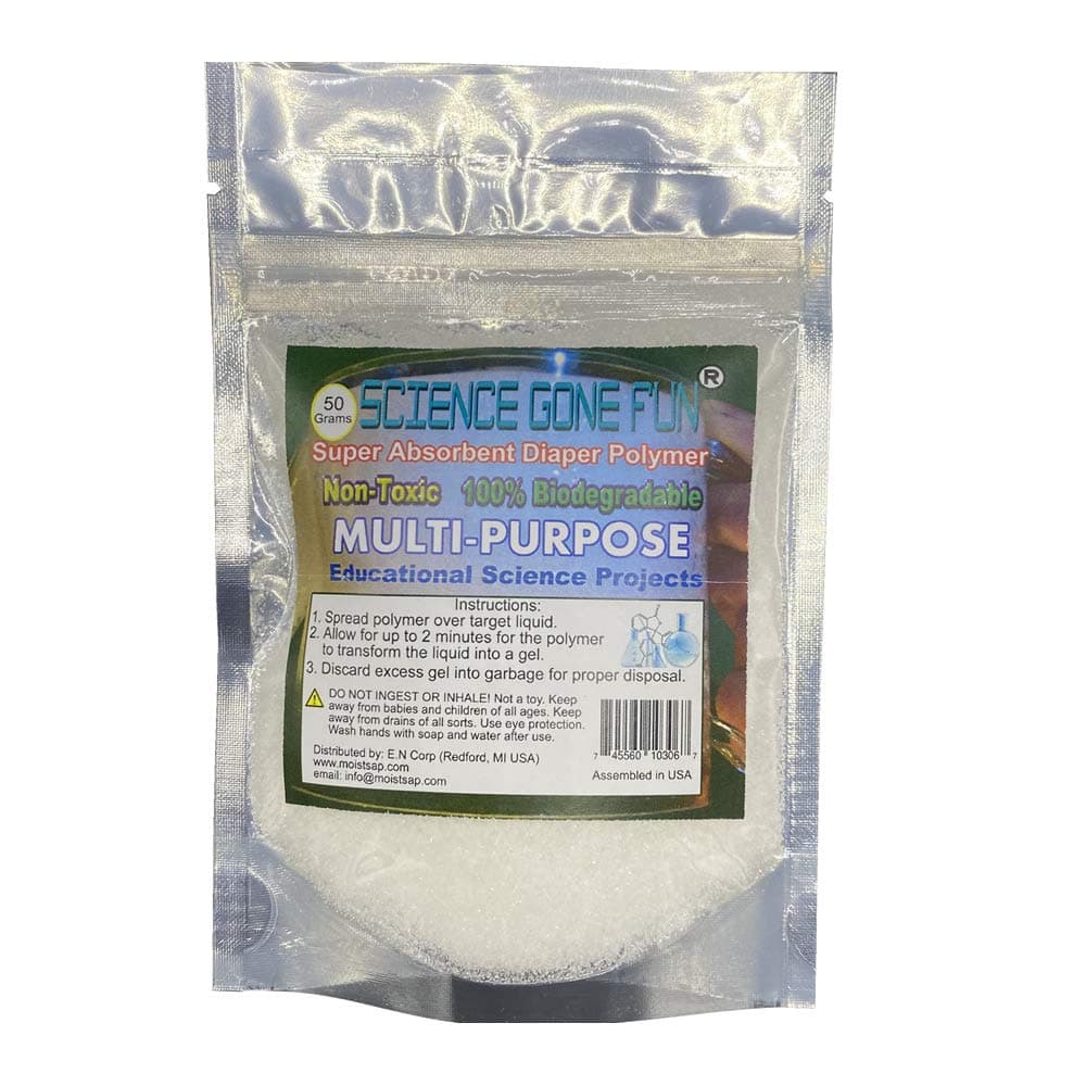 50 Grams Sodium Polyacrylate Superabsorbent Diaper Polymer