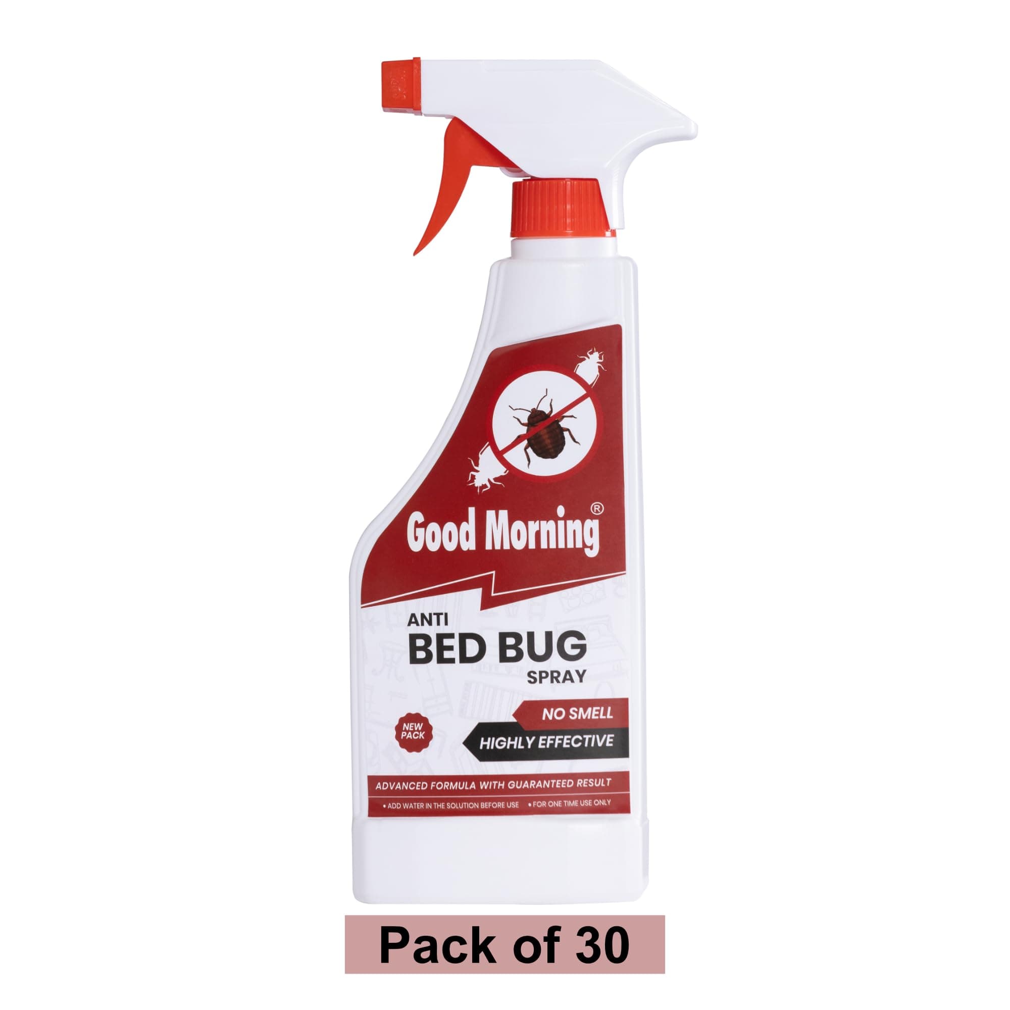 Good Morning Bed Bug Killer Concentrate 40ml (Makes 400ml) | Bed Bug Control for Home & Commercial Use | Pack of 30
