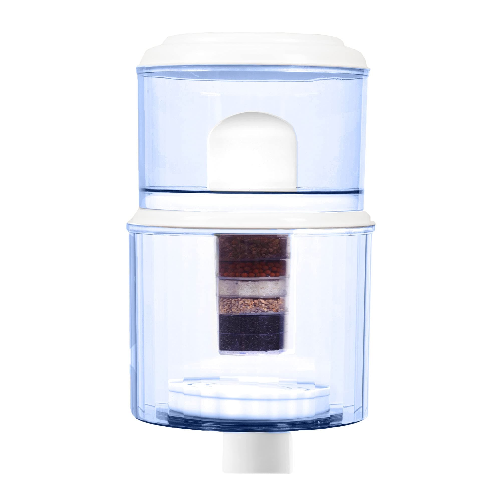 4 Gallon Water Cooler Filter Purifier - Save $$$ - Place on Cooler - Transform Tap Water to Healthy Mineral Drinking Water