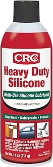 CRC Heavy Duty Silicone Lubricant, 11 Wt Oz, Clear Colorless Liquid