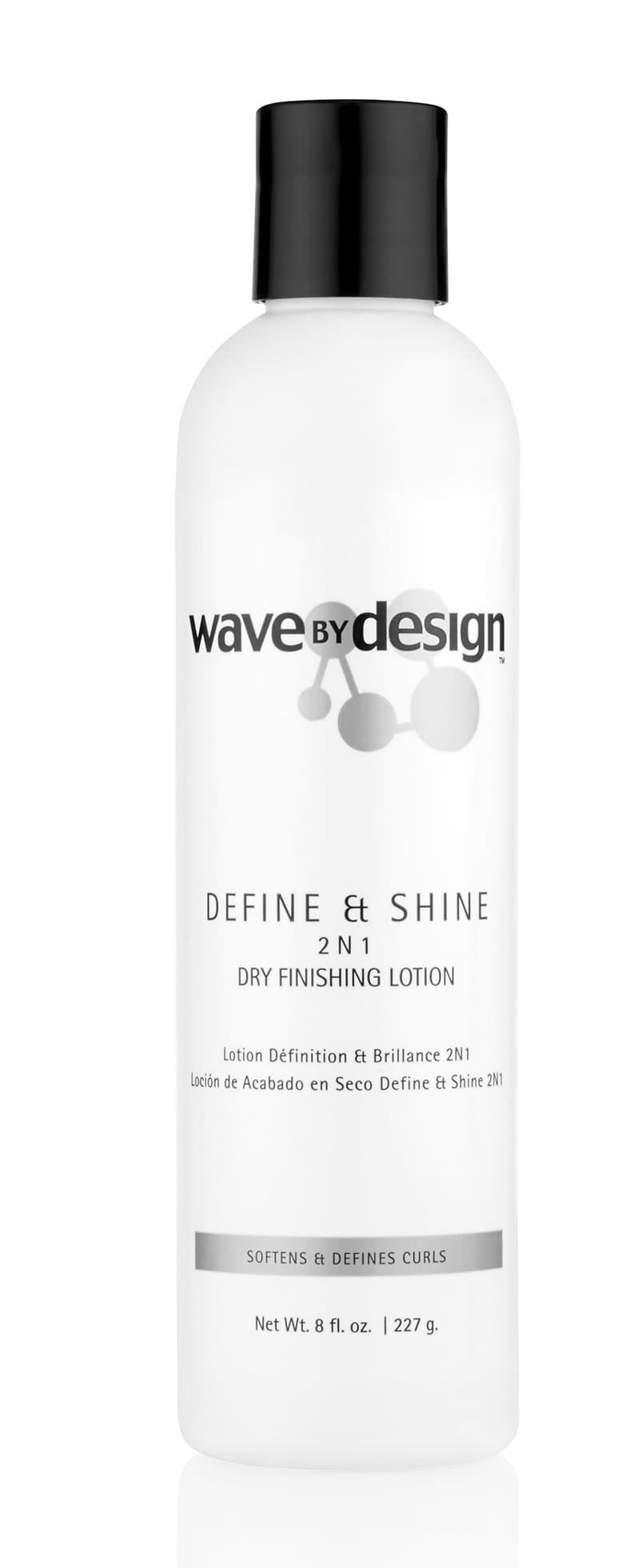 Define & Shine 2-N-1 Dry Finishing Lotion, for Frizzy and Curling Hair, 8 Ounce